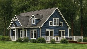 Cape Cod Floor Plans / Norwegian Series C6 Exterior 125046