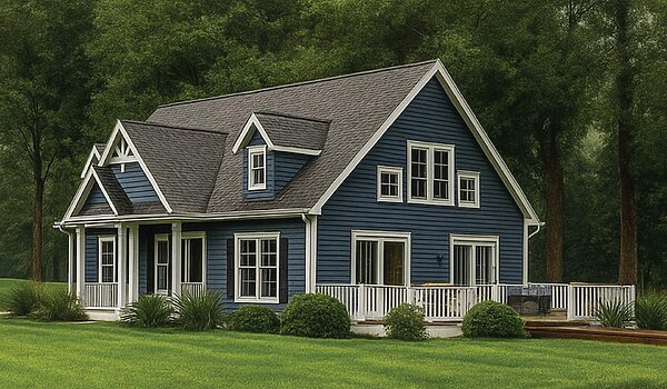 Cape Cod Floor Plans / Norwegian Series C6 Exterior 125046