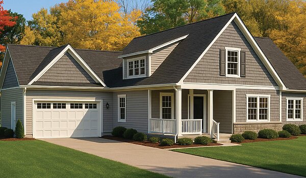 Cape Cod Floor Plans / Huron Series EC16 Exterior 125052