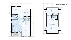 Cape Cod Floor Plans / Huron Series EC16 Layout 125051
