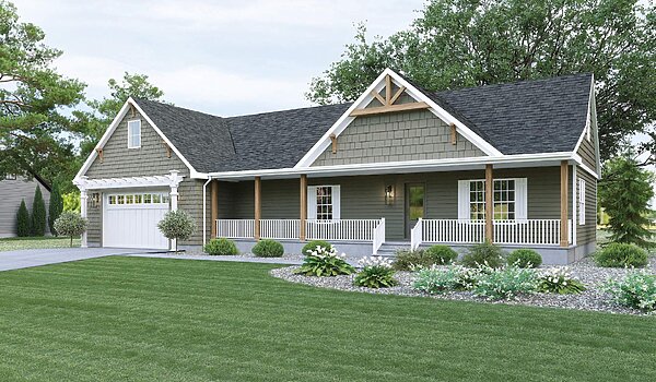 Cape Cod Floor Plans / Haven C24 Exterior 125054