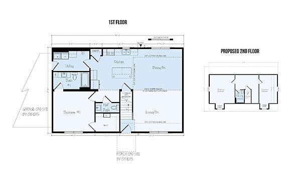 Cape Cod Floor Plans / Egret C23 Layout 125055