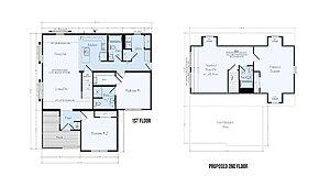 Cape Cod Floor Plans / Alaskan Series EC19 Layout 125059