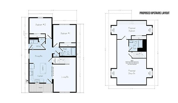 Cape Cod Floor Plans / Huron Series C16 Layout 125063