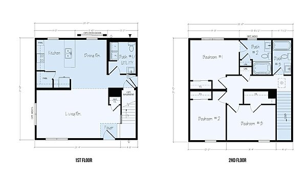 Two-Story Floor Plans / Seagull Series TS14 Layout 125443
