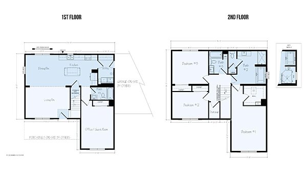 Two-Story Floor Plans / Kingsbury TS18 Layout 125455
