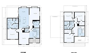 Two-Story Floor Plans / Grande Estate TS13 Layout 125459