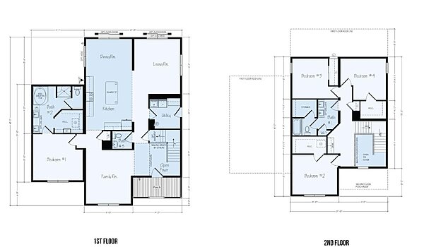 Two-Story Floor Plans / Grande Estate TS13 Layout 125459