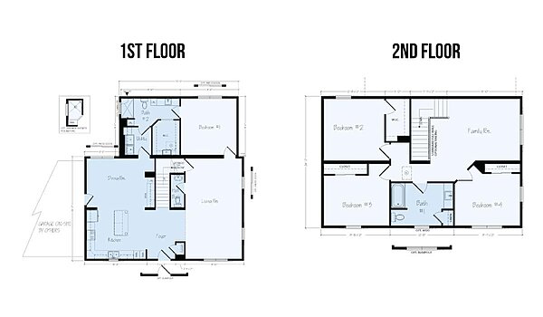 Two-Story Floor Plans / Colton TS19 Layout 125463