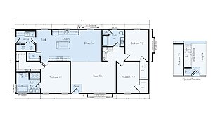 Ranch Floor Plans / Victoria JR31 Layout 126398