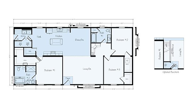 Ranch Floor Plans / Victoria JR31 Layout 126398