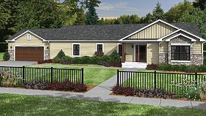 Ranch Floor Plans / Roosevelt EJR4A Exterior 126407
