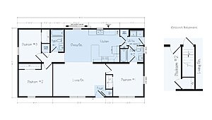 Ranch Floor Plans / Phoenix R4 Layout 126408