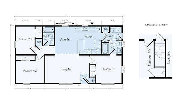 Ranch Floor Plans / Phoenix R4 Layout 126408