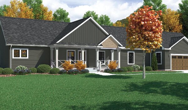 Ranch Floor Plans / Perth JR27 Exterior 126411