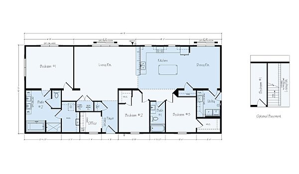 Ranch Floor Plans / Perth JR27 Layout 126410