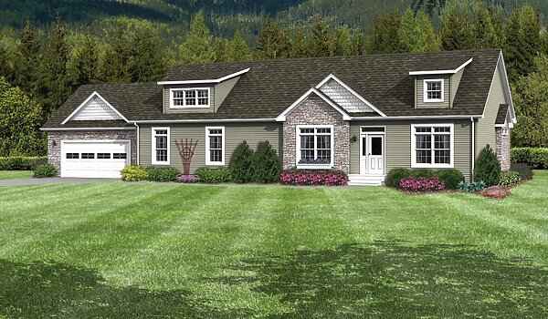 Ranch Floor Plans / Patriot JR13 Exterior 126413
