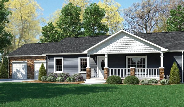 Ranch Floor Plans / Norwood EJR35B Exterior 126417
