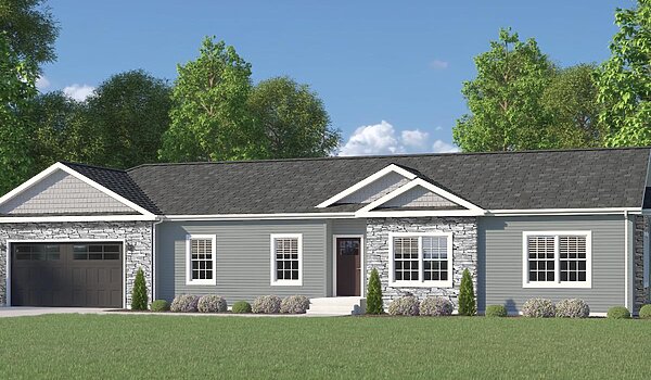 Ranch Floor Plans / Monroe R47 Exterior 126421