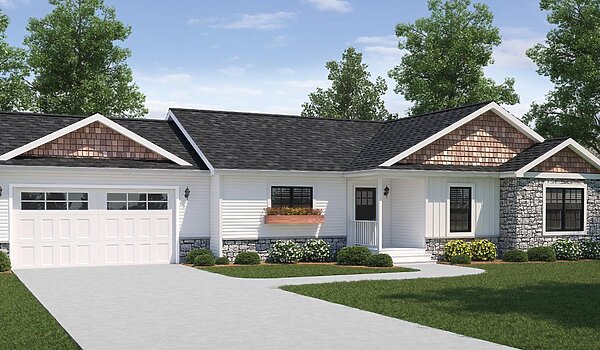 Ranch Floor Plans / Millark ER12 Exterior 126424