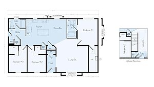 Ranch Floor Plans / Lincoln JR36 Layout 126429