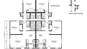 Landmark / Bridgewater Duplex Layout 108459