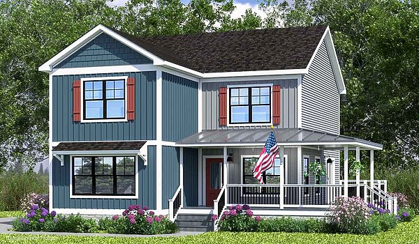 Nationwide Homestead / Farmhouse VI Two Story Exterior 108470