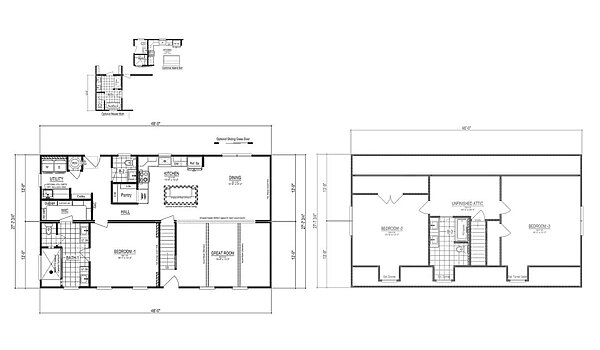 Nationwide Homestead / Farmhouse V Cape Layout 108493