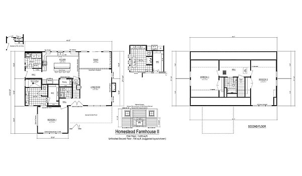 Nationwide Homestead / Farmhouse II Alternative Cape Layout 108499