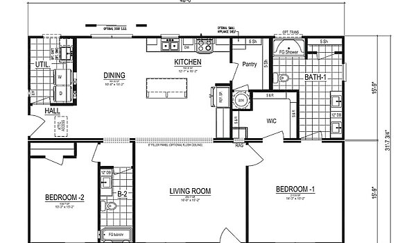 Nationwide Homestead / XL Horizon IV Ranch Layout 108505