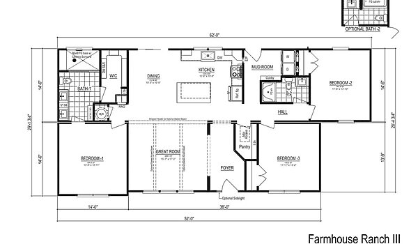 Nationwide Homestead / Farmhouse III Ranch Layout 108531