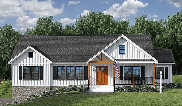 Nationwide Homestead / Farmhouse III Ranch Exterior 108532