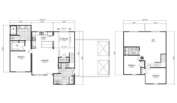 Nationwide Mainstreet / Chatham II Two Story Layout 108545
