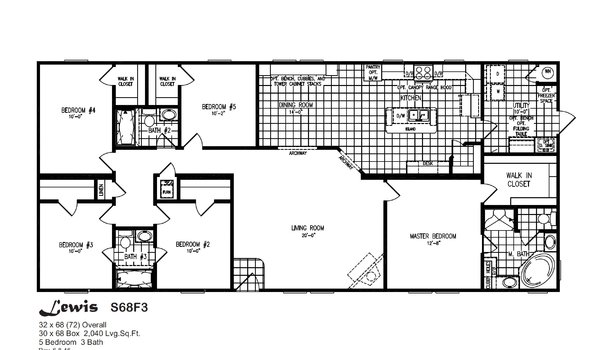 Prime Series / Lewis S68F3 Layout 5153