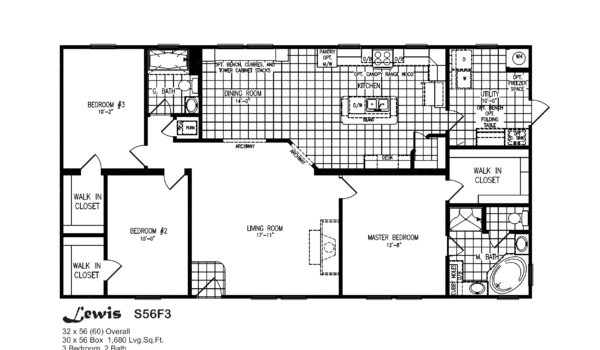 Prime Series / Lewis S56F3 Layout 5157