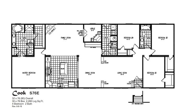 Prime Series / Cook S76E Layout 5161