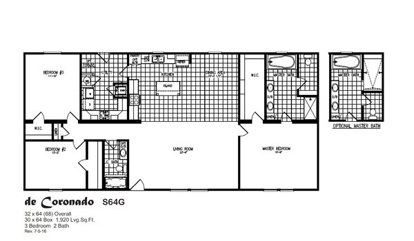 Prime Series / de Coronado S64G Layout 5164