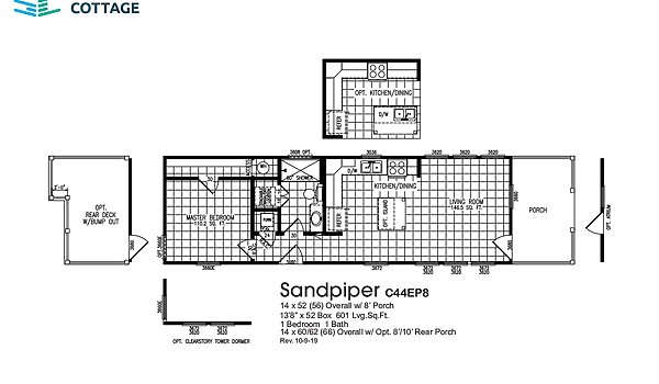 Smart Cottage / Sandpiper C44EP8 Layout 64296