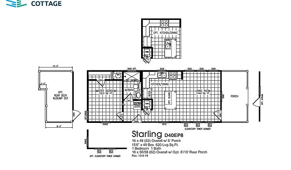 Smart Cottage / Starling D40EP8 Layout 64297