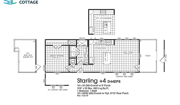 Smart Cottage / Starling +4 D44EP8 Layout 64298