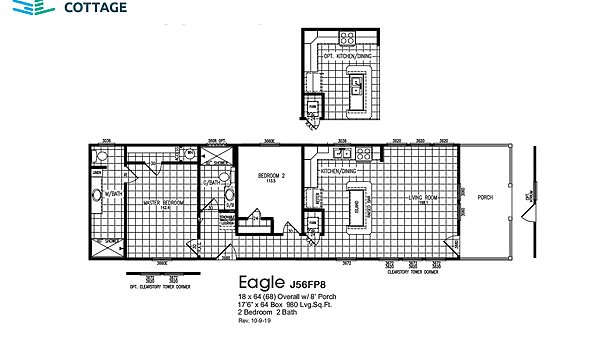 Smart Cottage / Eagle J56FP8 Layout 64305