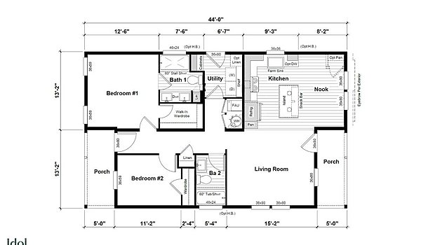 Harmony Series / Idol HP-2844-2A Layout 87515