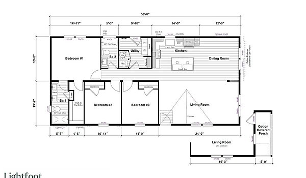 Harmony Series / Lightfoot HR-2856-3E Layout 87517