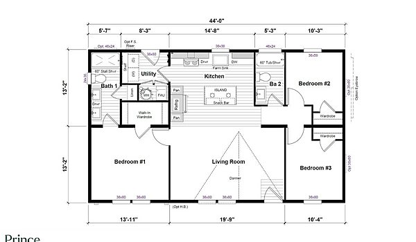 Harmony Series / Prince HR-2844-3A Layout 87519