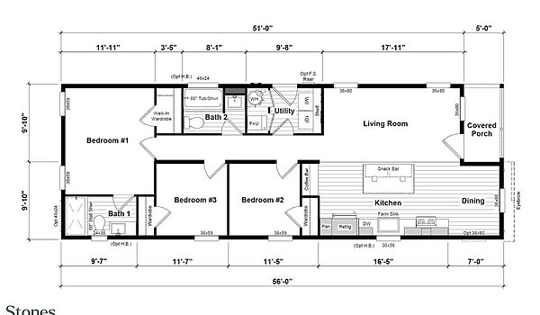 Harmony Series / Stones HP-2056-3A Layout 87522