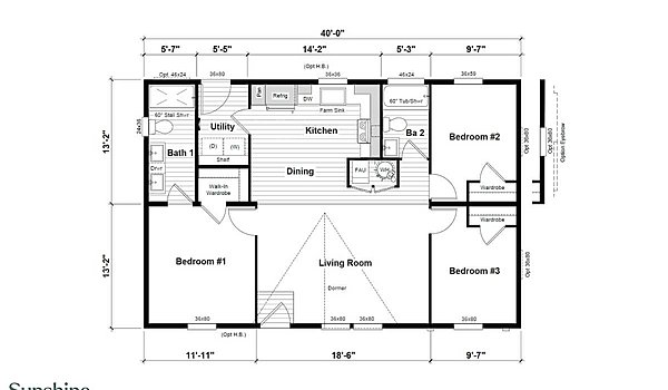 Harmony Series / Sunshine HR-2840-3A Layout 87523