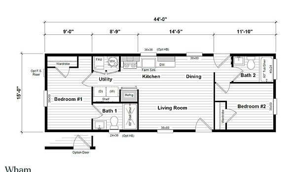 Harmony Series / Wham HR-1644-2A Layout 87529