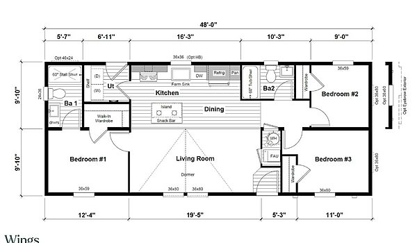 Harmony Series / Wings HR-2048-3A Layout 87530