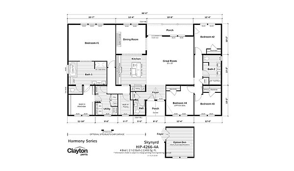 Harmony Series / Skynrd HIP-4266-4A Layout 91992