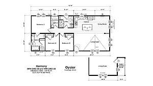 Harmony Series / Oyster HR-2452-3B Layout 92157